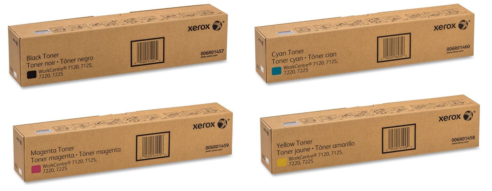 Xerox 006R014 4 Colour Toner Cartridge Multipack