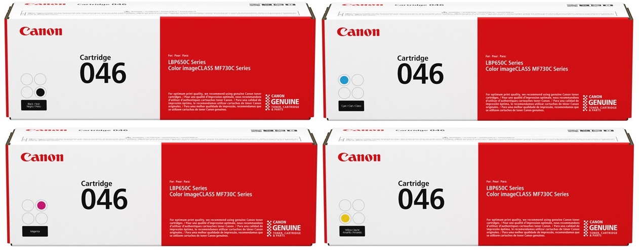 Canon 046 4 Colour Toner Cartridge Multipack