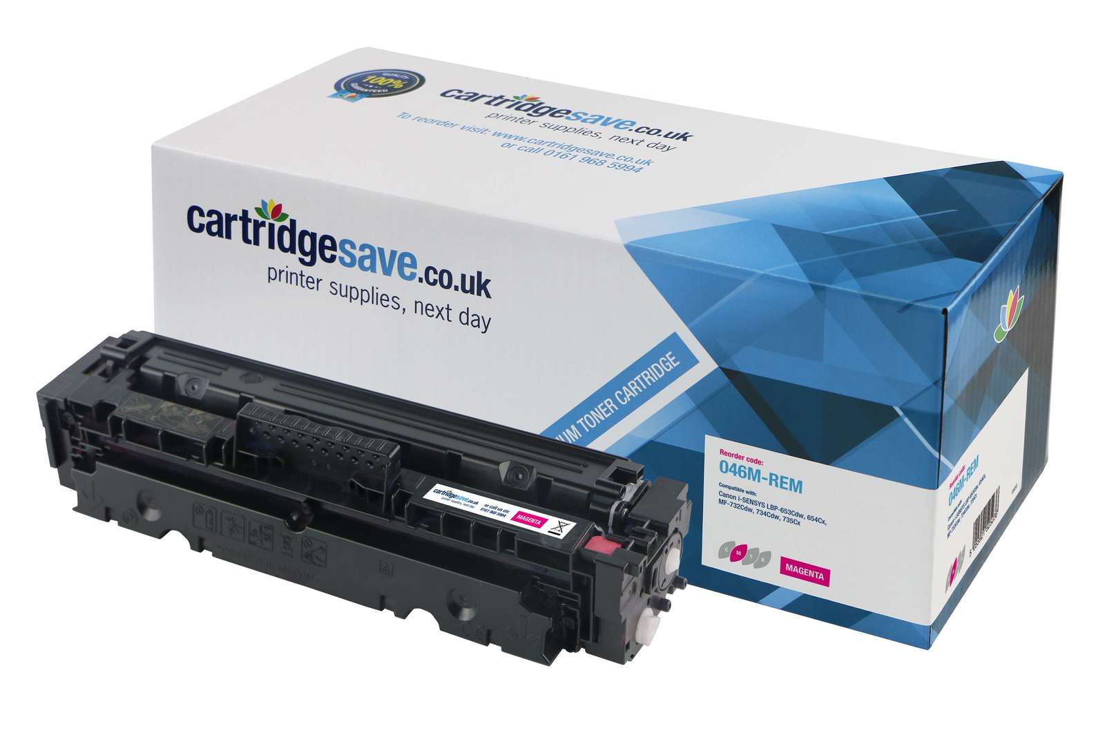 Compatible Canon 046-M Magenta Toner Cartridge (1248C002)