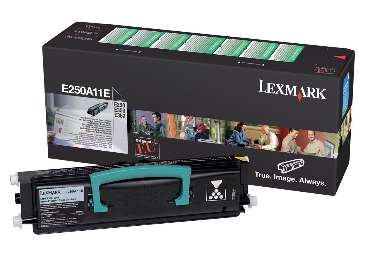 Lexmark 250A11E Black Return Program Toner Cartridge (00250A11E)