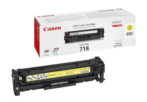 Canon 718 Yellow Toner Cartridge - (2659B002AA)