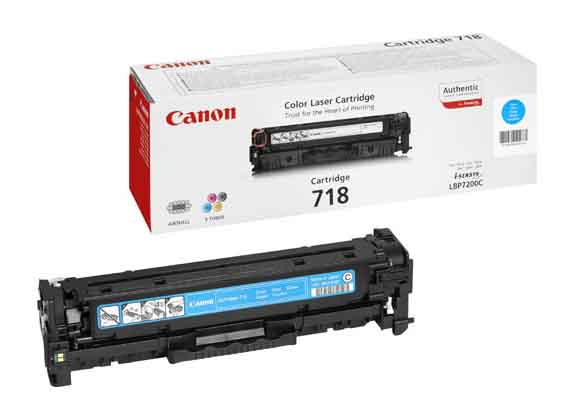 Canon 718 Cyan Toner Cartridge - (2661B002AA)