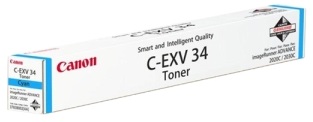 Canon C-EXV34 Cyan Toner Cartridge - (3783B002AA)