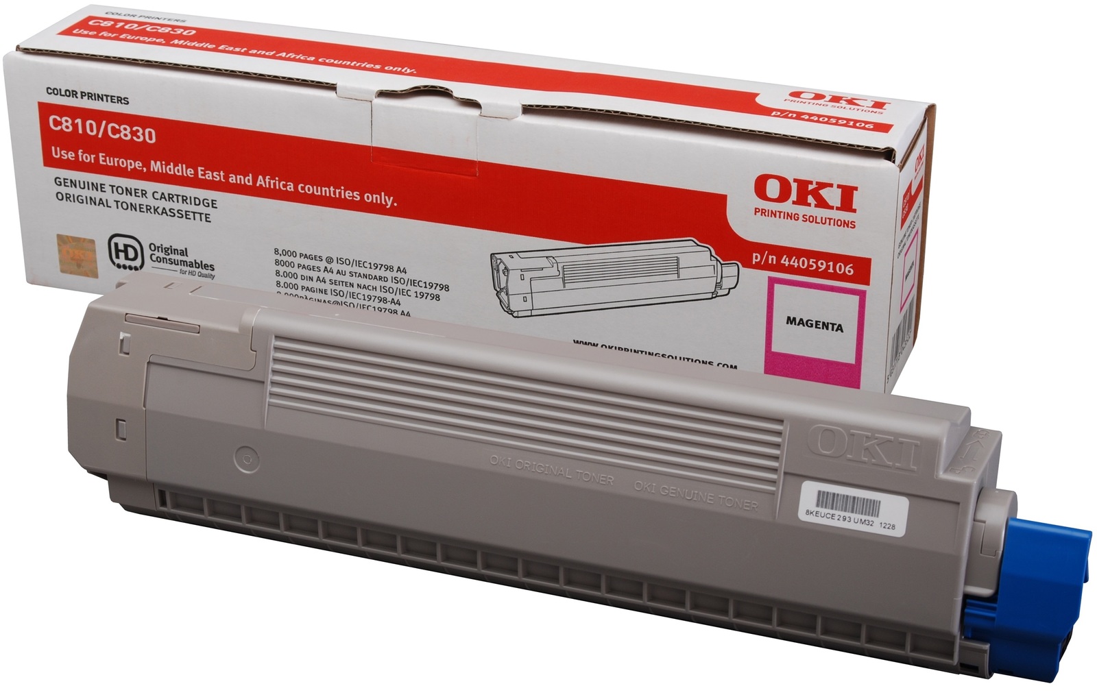 OKI 44059106 Magenta Toner Cartridge