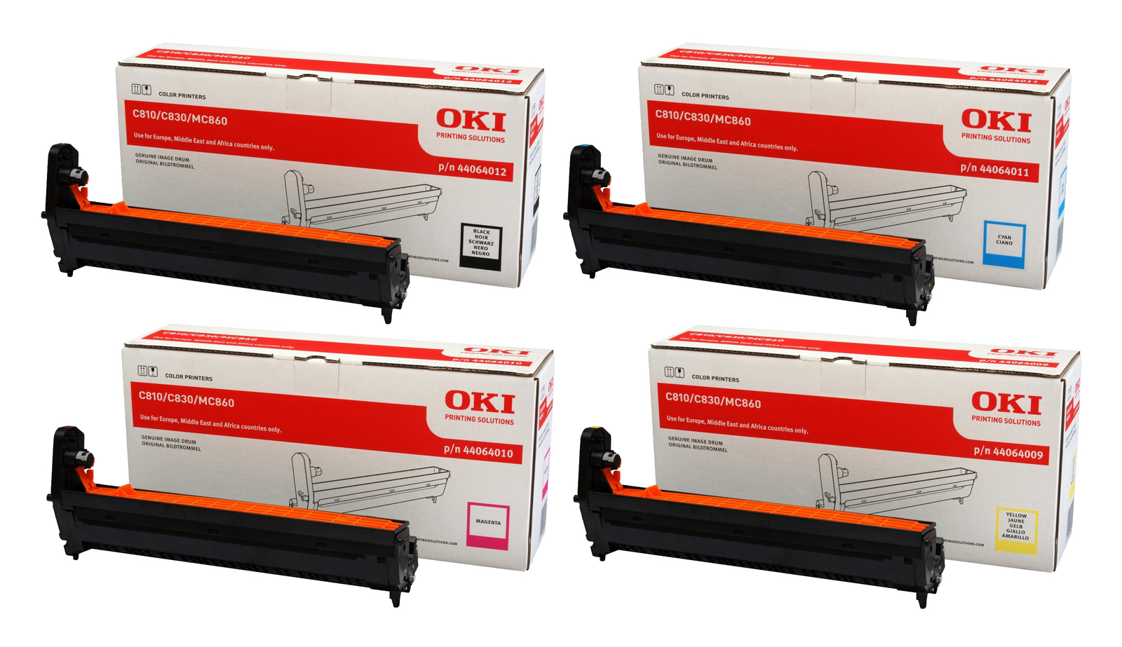 OKI 440640 Colour Image Drum Multipack