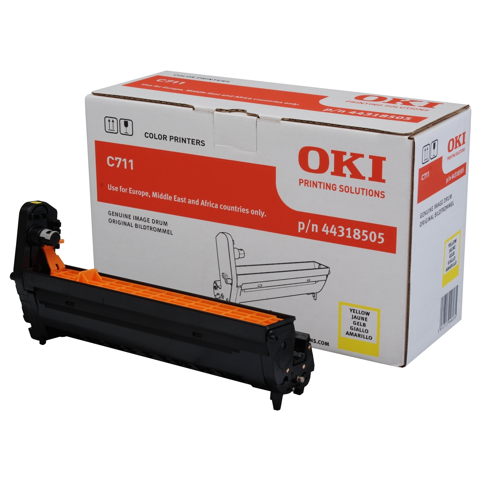 Oki 44318505 Yellow Image Drum