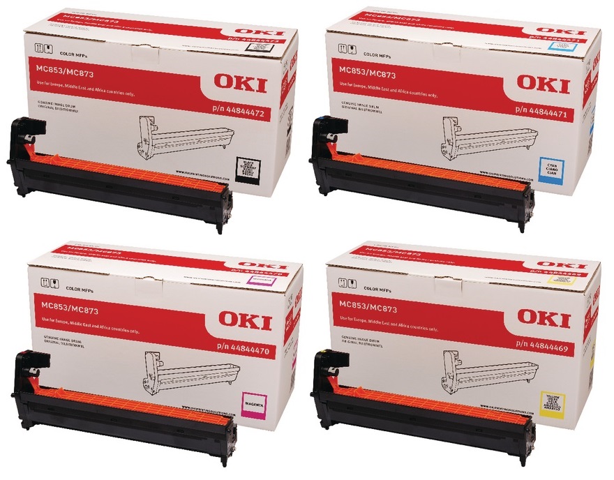 Oki 448444 4 Colour Image Drum Multipack (44844469/70/71/72)