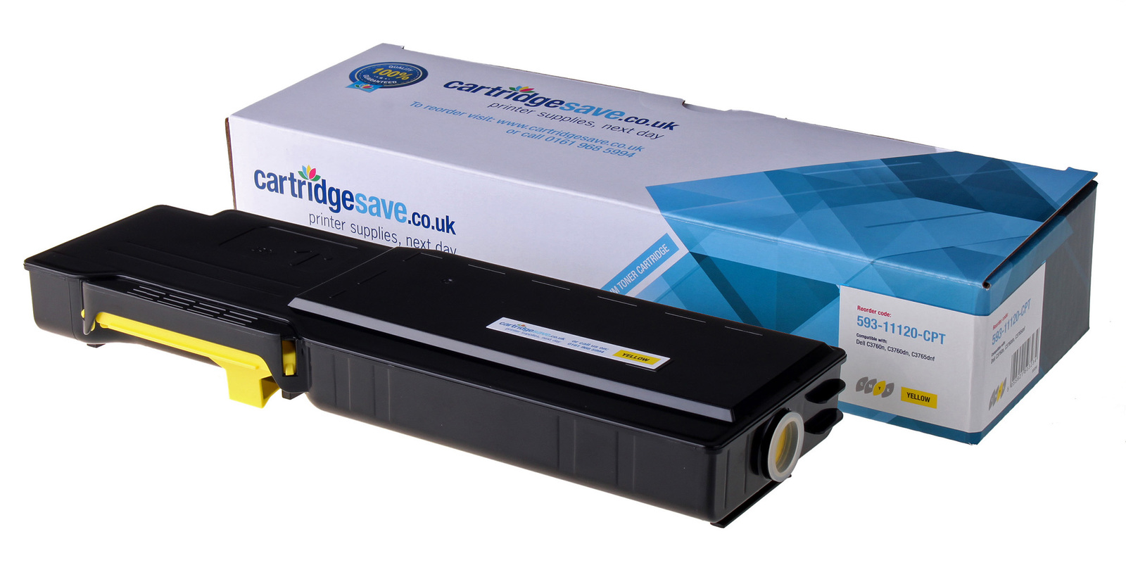 Compatible Dell F8N91 Yellow Extra High Capacity Toner Cartridge - (593-11120)