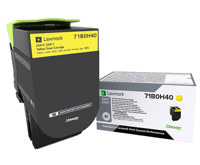 Lexmark 71B0H40 High Capacity Yellow Toner Cartridge