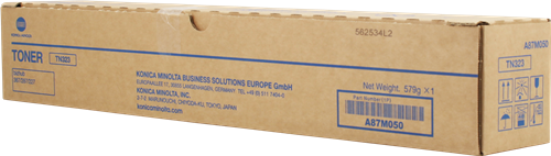 Konica Minolta TN323 Black Toner Cartridge (A87M050)