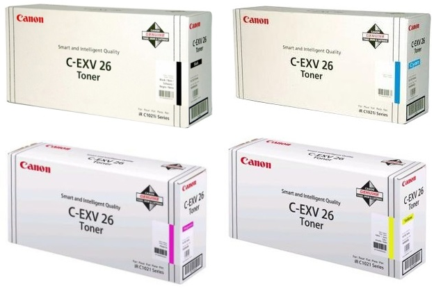 Canon C-EXV26 4 Colour Toner Cartridge Multipack