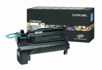 Lexmark C792X1KG Extra High Capacity Black Return Program Toner Cartridge