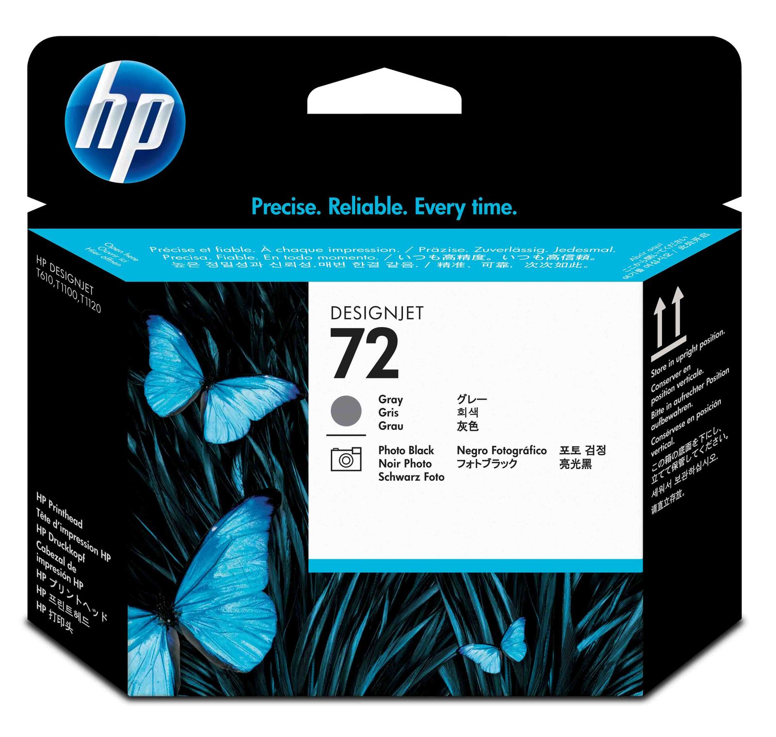 HP 72 Grey and Photo Black Printhead (C9380A)