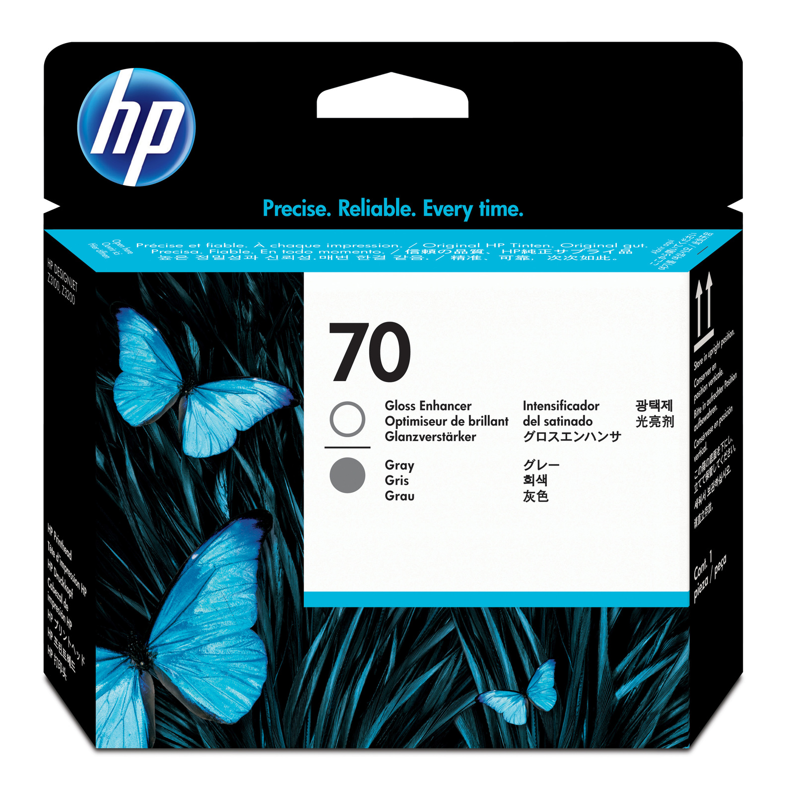 HP 70 Gloss Enhancer & Grey Printhead (C9410A)