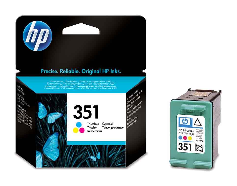 HP 351 Tri-Colour Ink Cartridge - (CB337EE)