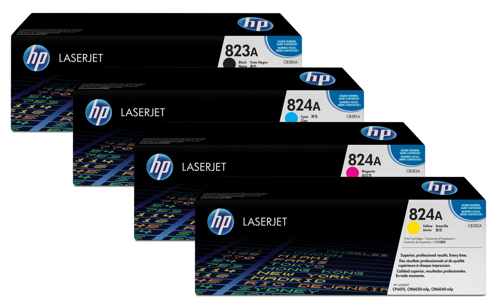 HP 823A / 824A 4 Colour Toner Cartridge Multipack