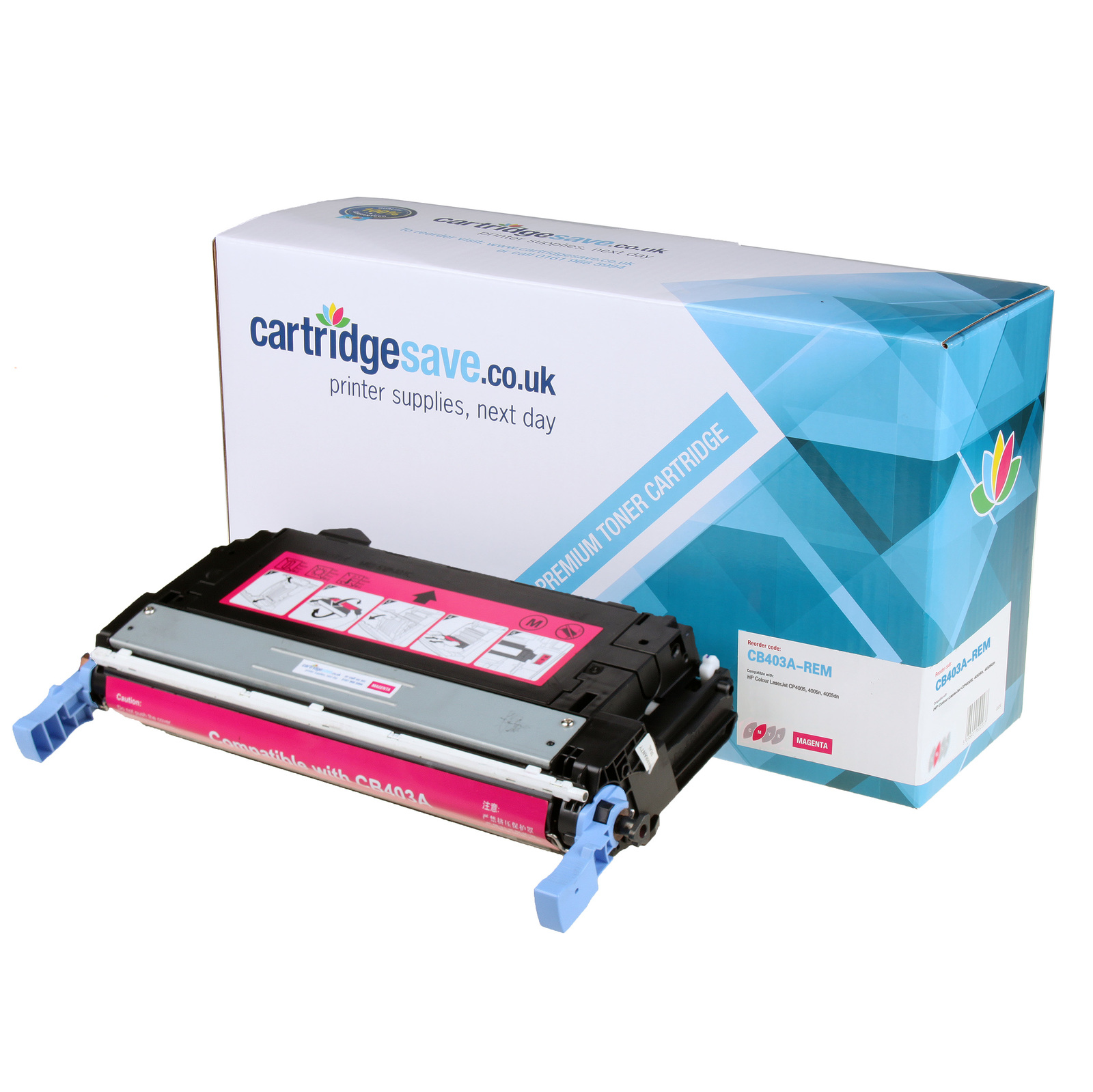 Compatible HP 642A Magenta Toner Cartridge - (CB403A)