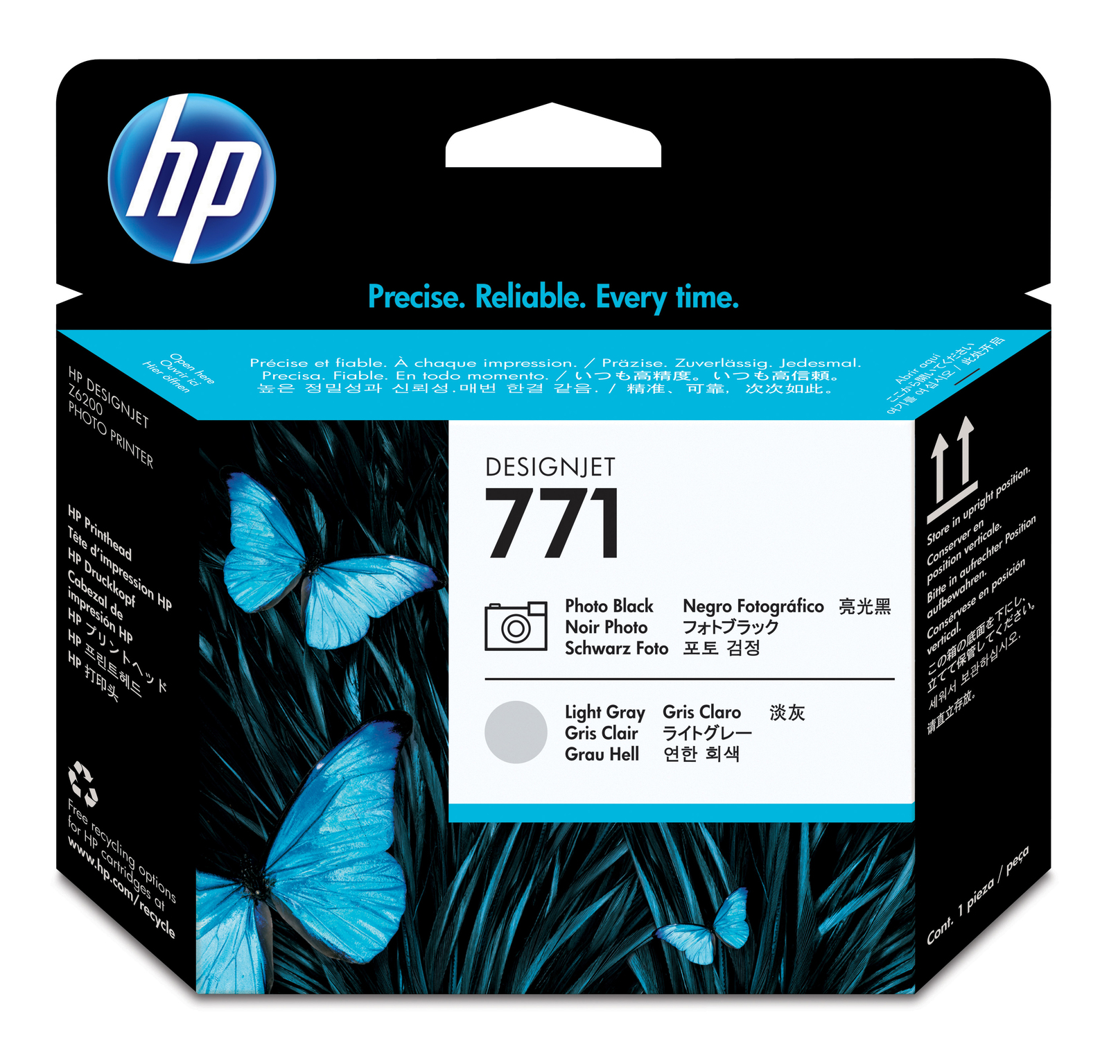 HP 771 Photo Black and Light Grey Printhead (CE020A)