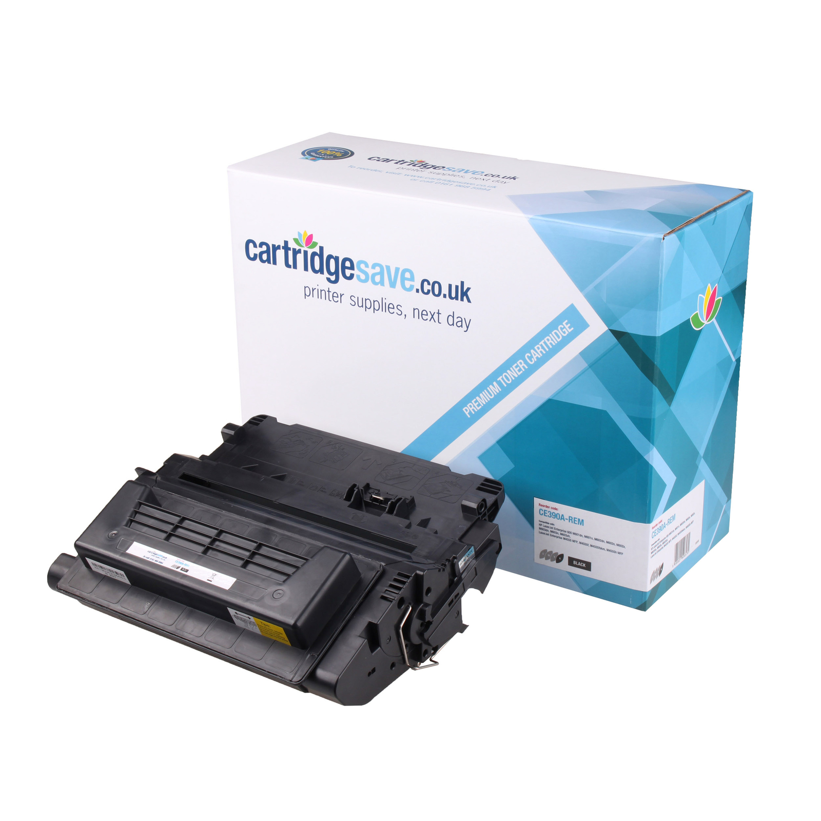 Compatible HP 90A Black Toner Cartridge - (CE390A)