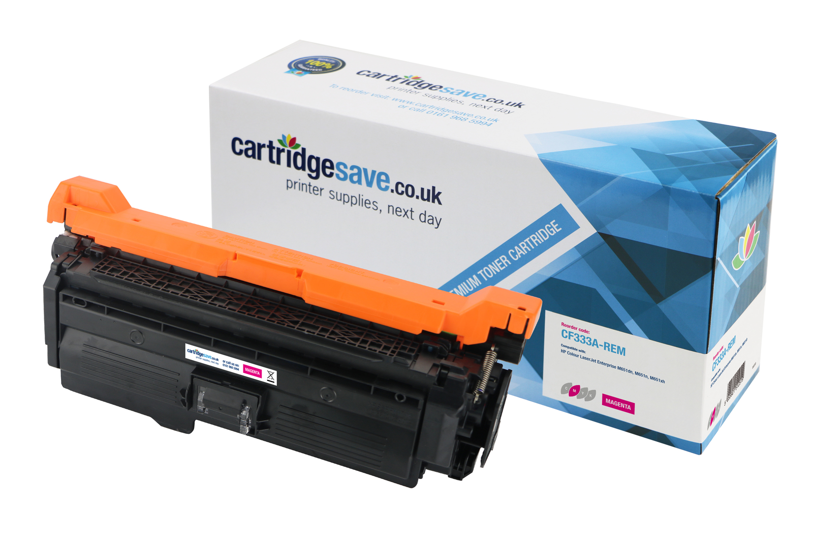 Compatible HP 654A Magenta Toner Cartridge - (CF333A)