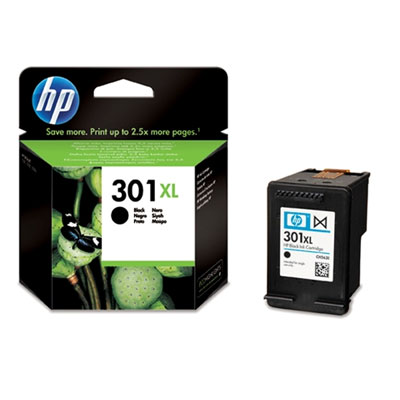 HP 301XL High Capacity Black Ink Cartridge - (CH563EE)