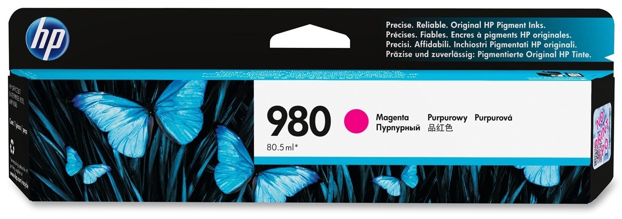 HP 980 Magenta Ink Cartridge - (D8J08A)