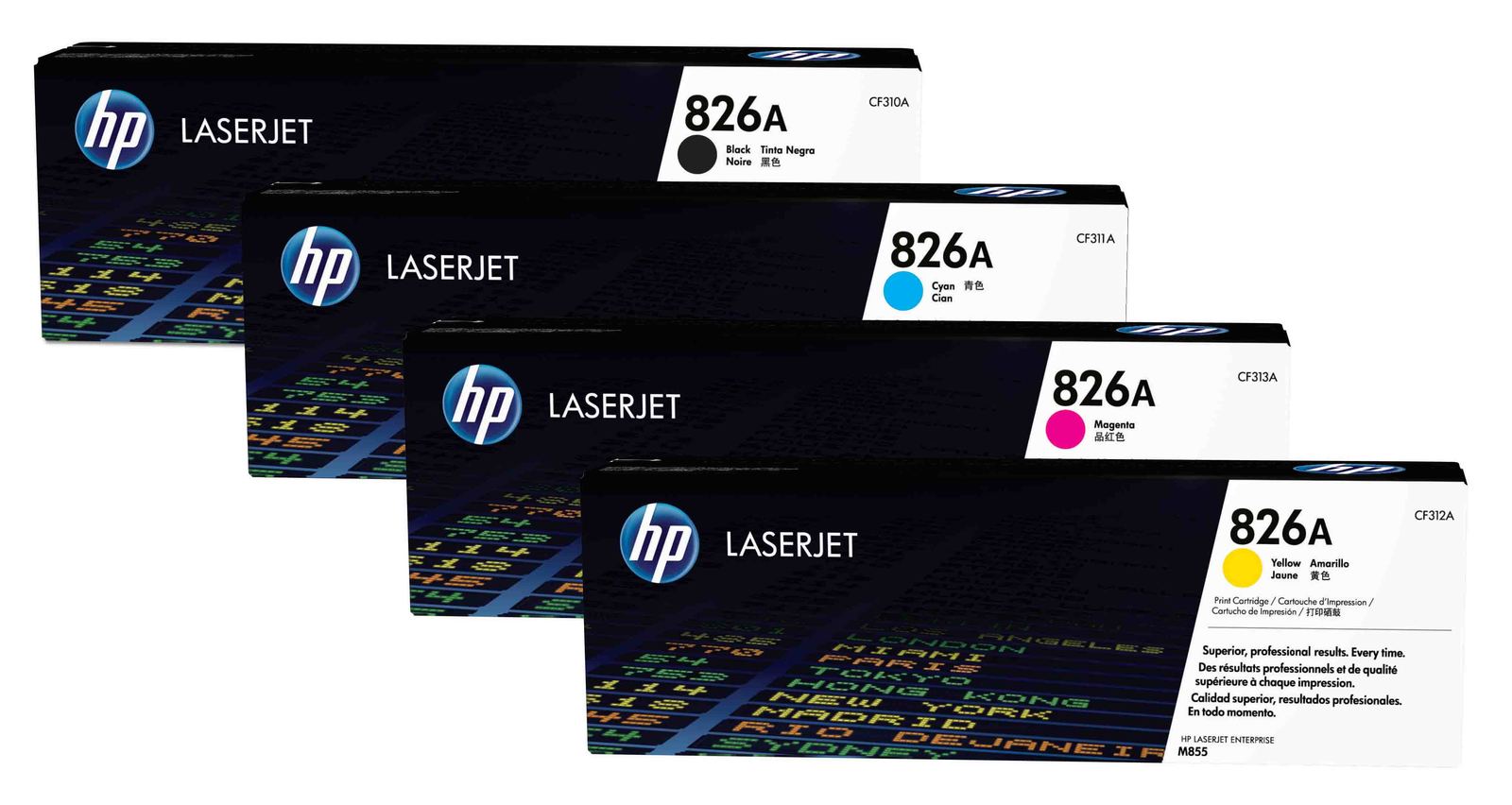 HP 826A 4 Colour Toner Cartridge Multipack