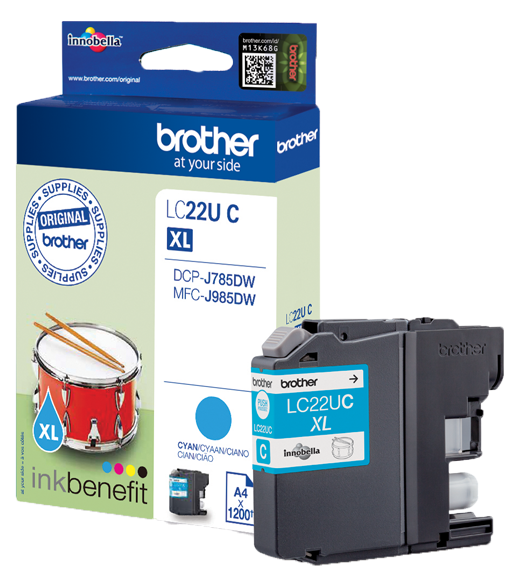 Brother LC22UC Cyan Ink Cartridge