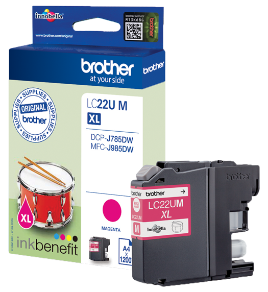 Brother LC22UM Magenta Ink Cartridge