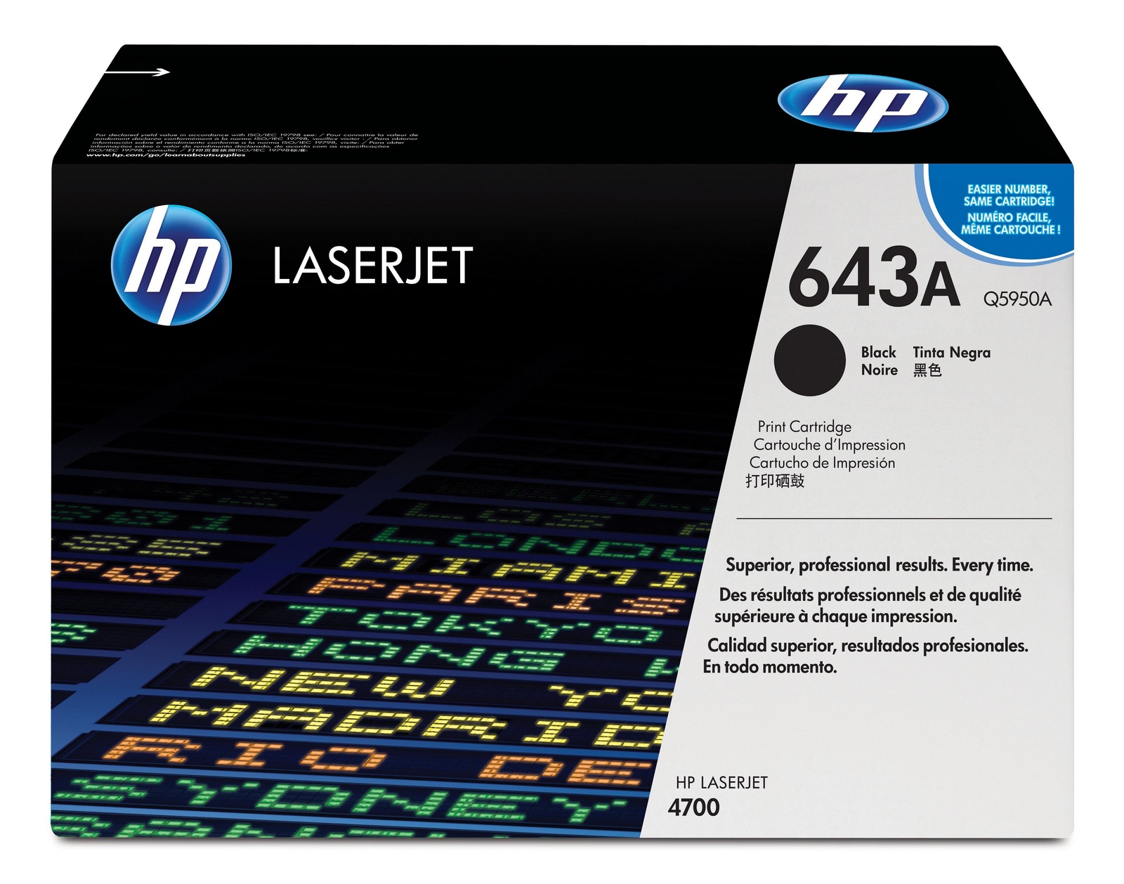 HP 643A Black Toner Cartridge - (Q5950A)