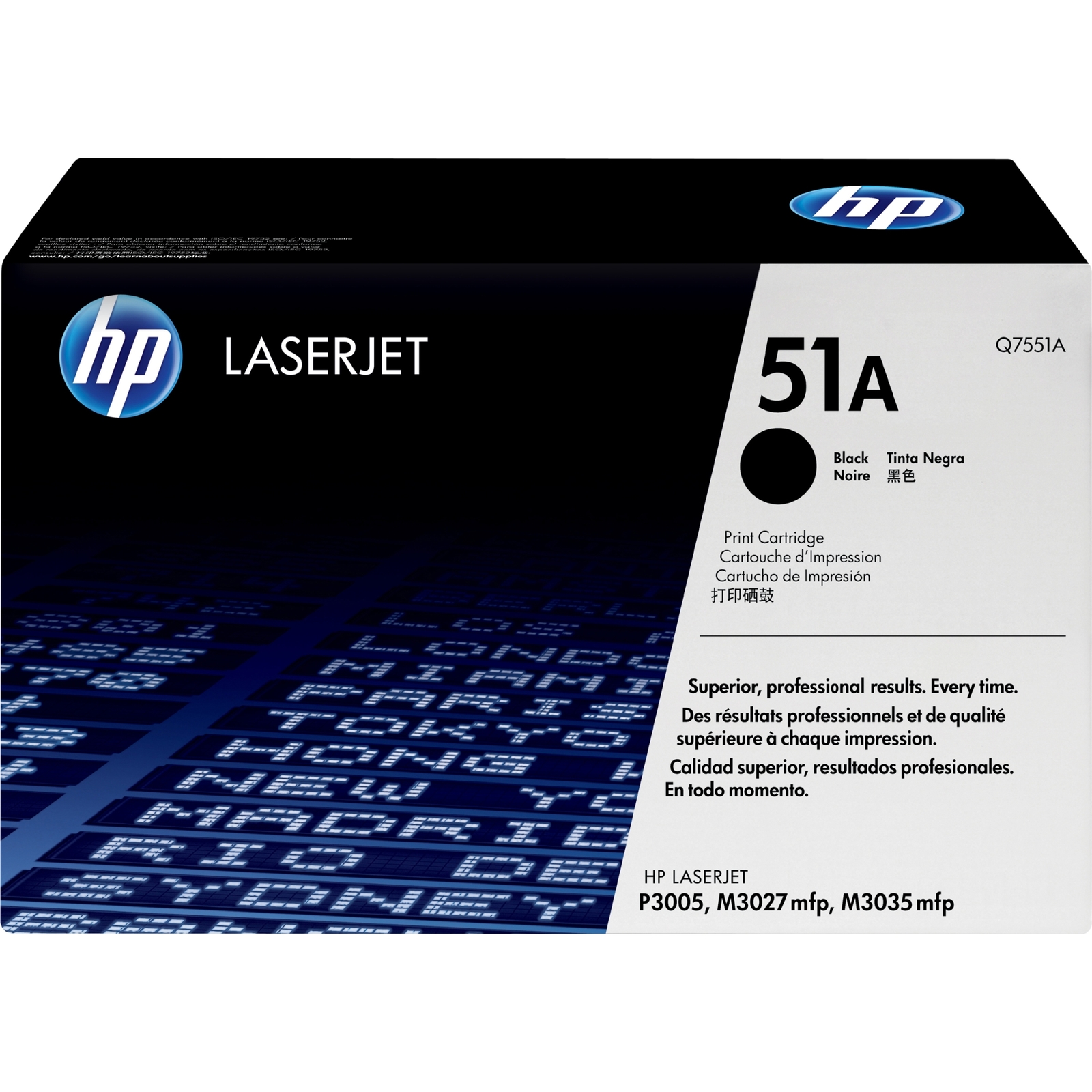 HP 51A Black Toner Cartridge - (Q7551A)