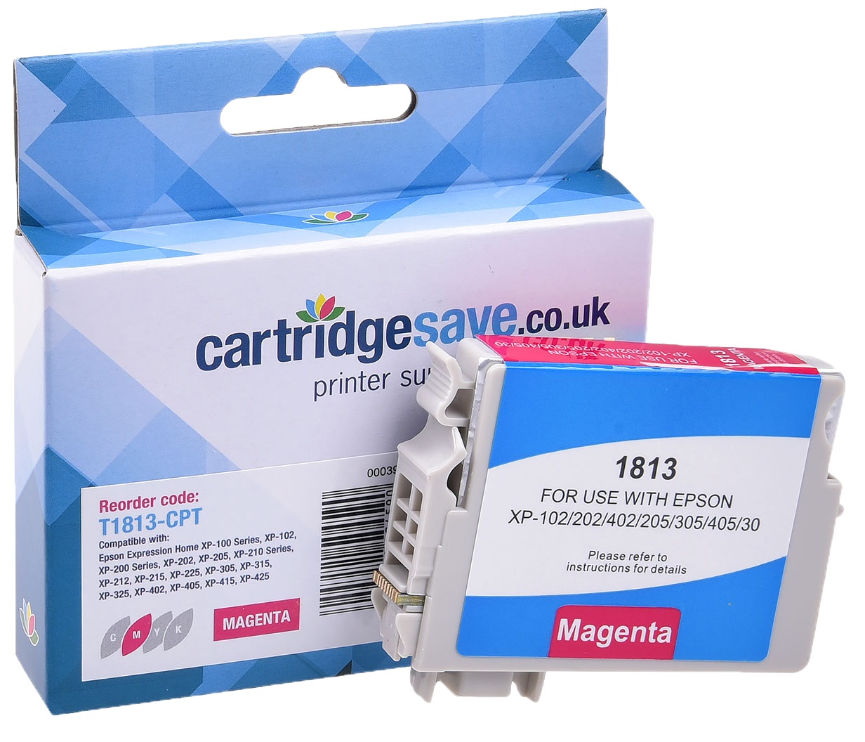 Compatible Epson 18XL High Capacity Magenta Printer Cartridge - (T1813 Daisy)