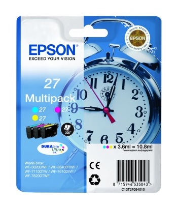 Epson 27 3 Colour Ink Cartridge - (T2705 Alarm Clock)