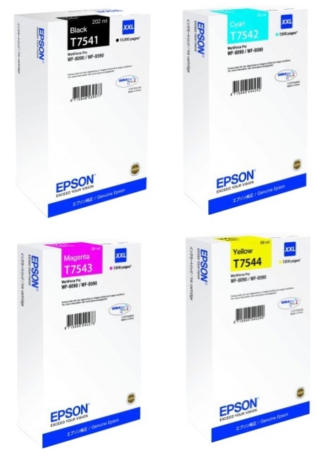 Epson T754 Extra High Capacity 4 Colour Ink Cartridge Multipack