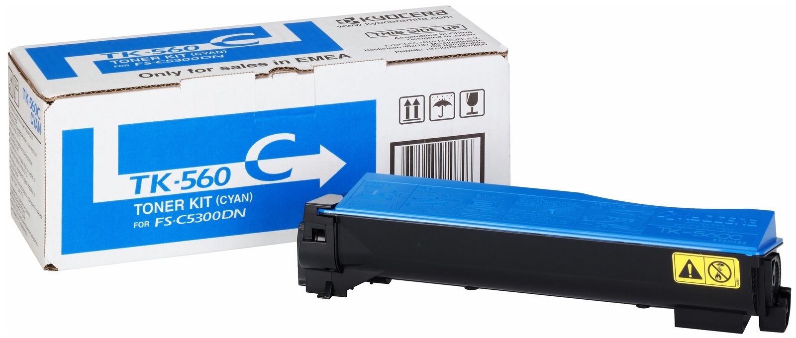 Kyocera TK-560C Cyan Toner Cartridge