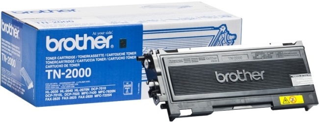 Brother TN-2000 Black Toner Cartridge.