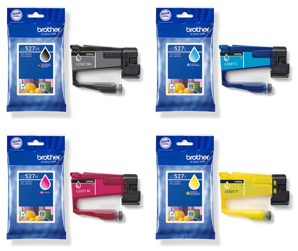 Brother LC-527 4 Colour Ink Cartridge Multipack