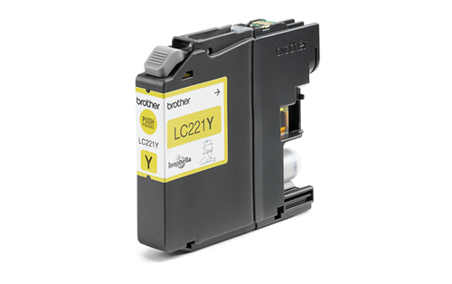 Brother LC221Y Light User Yellow Ink Cartridge