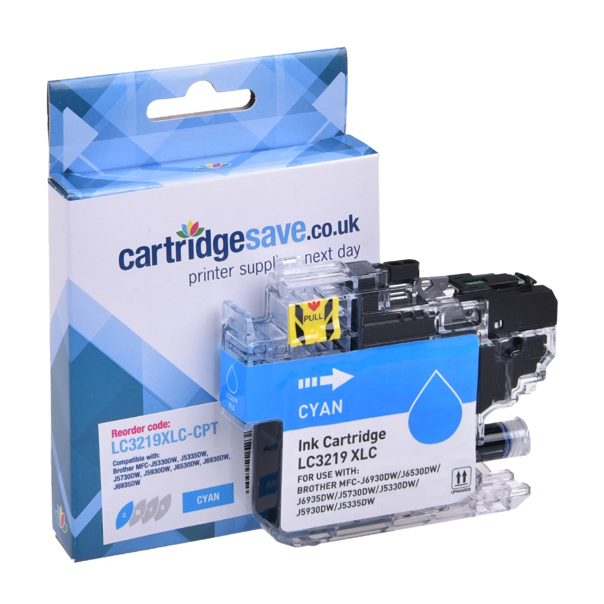 Compatible Brother LC3219XL High Capacity Cyan Ink Cartridge