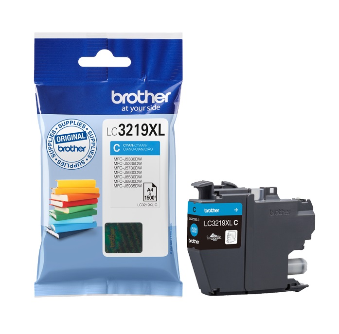 Brother LC3219XL High Capacity Cyan Ink Cartridge (LC3219XLC)