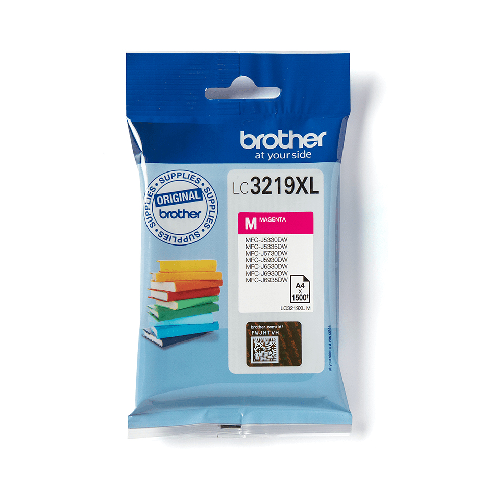 Brother LC-3219XLVAL – Cartucce D'inchiostro Multicolore Ad Alta Capacità (nero, Ciano, Magenta, Giallo) Per 1500/3000 Pagine
