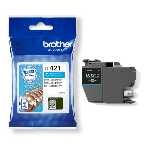 Brother LC421C Cyan Ink Cartridge