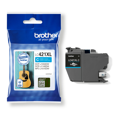 Brother LC421XLC High Capacity Cyan Ink Cartridge