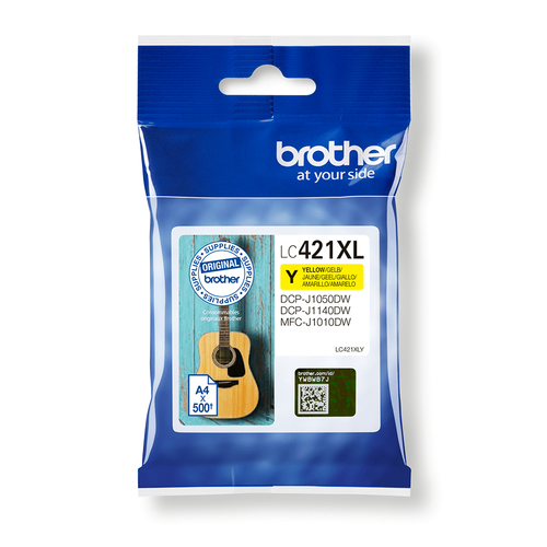 Brother LC421XLY High Capacity Yellow Ink Cartridge