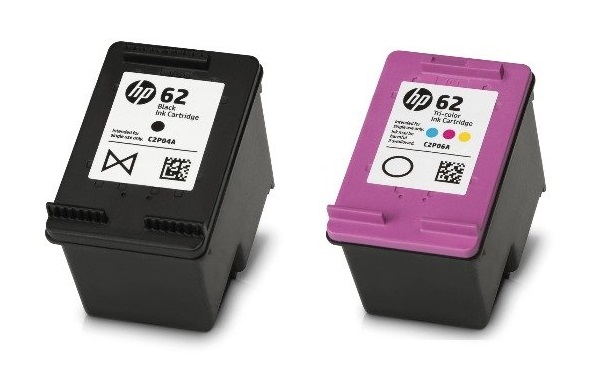 Genuine Black & Tri-Colour HP 62 Ink Cartridge Multipack (HP N9J71AE)