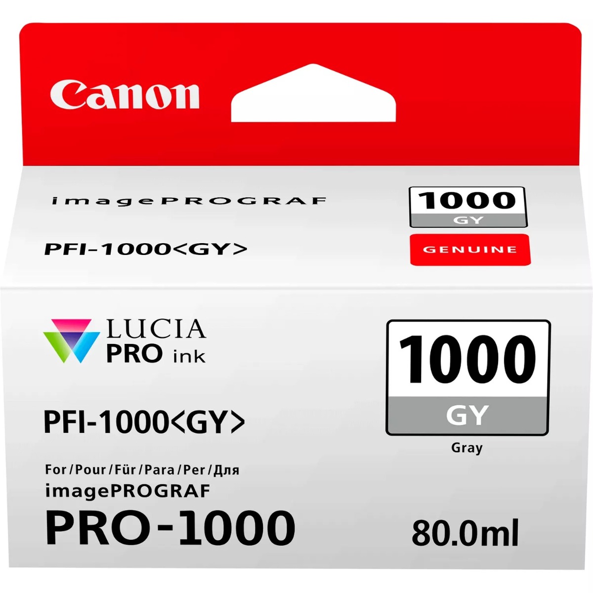 Canon PFI-1000GY Grey Ink Cartridge - (0552C001)