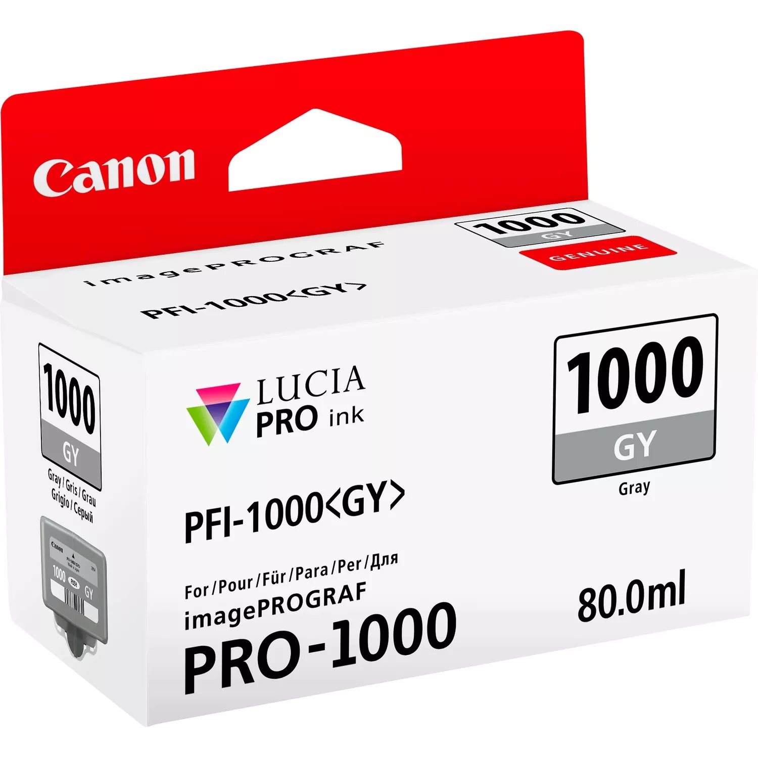 Canon PFI-1000GY Grey Ink Cartridge - (0552C001)