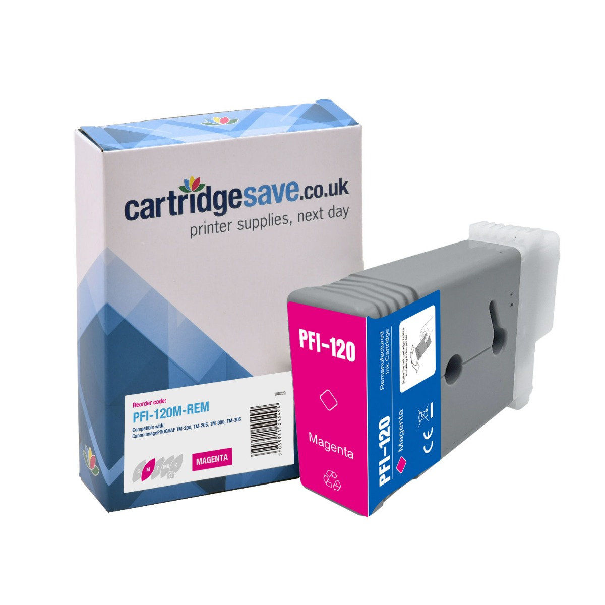 Compatible Canon PFI-120 Magenta Ink Cartridge