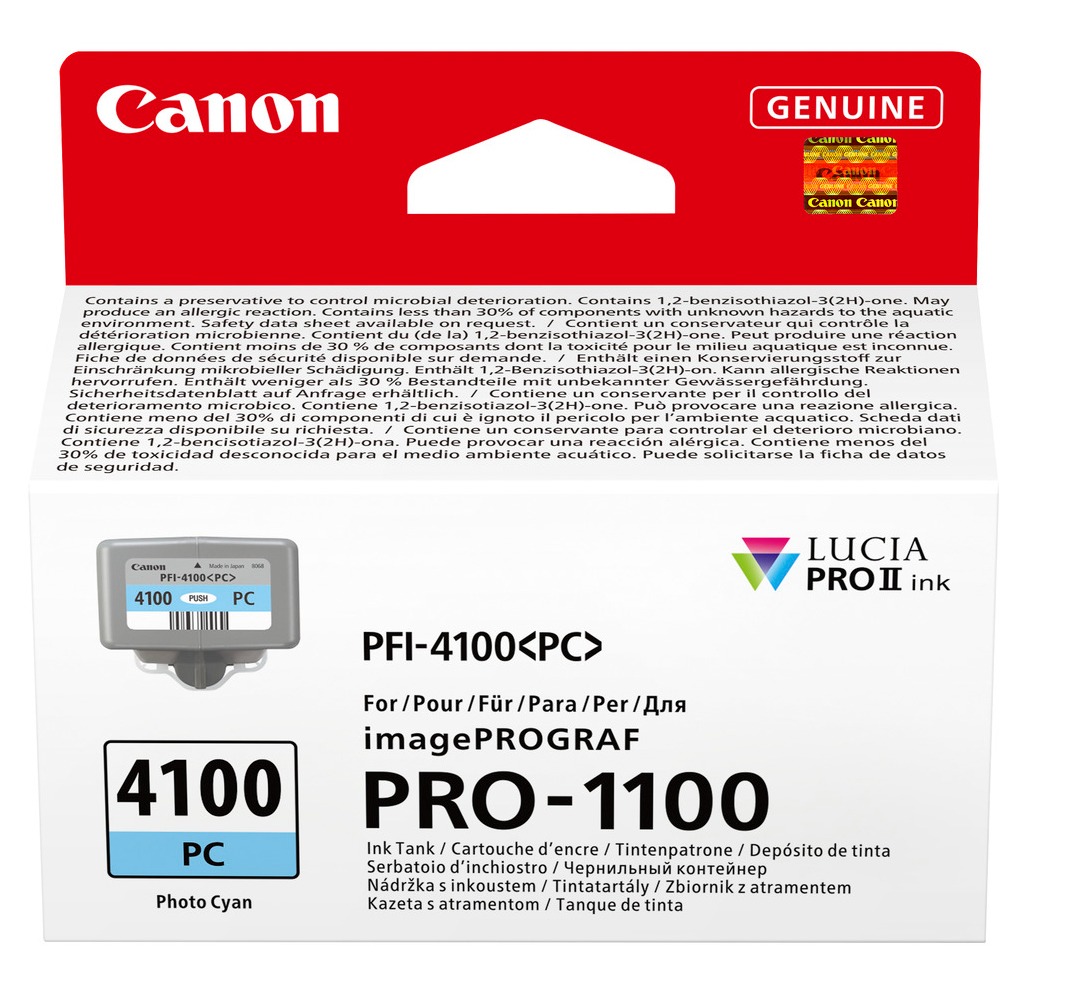 Canon PFI-4100PC Photo Cyan Ink Cartridge - (6781C001)