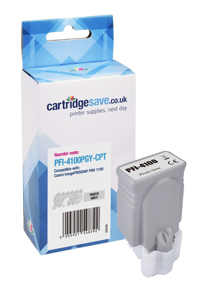 Compatible Canon PFI-4100PGY Photo Grey Ink Cartridge - (6784C001)